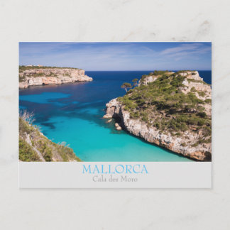 Mallorca - Cala des Moro med textvykortet Vykort