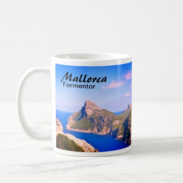 Mallorca Cap de Formentor Photo Kaffemugg (Vänster)