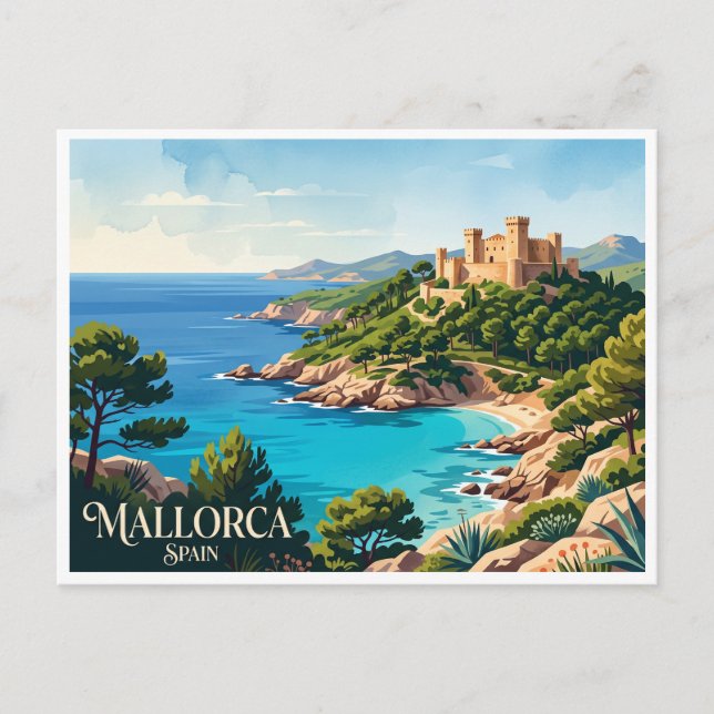 Mallorca Capdepera Spanien Vykort (Framsida)