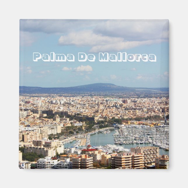 Mallorca cityscape magnet (Framsidan)