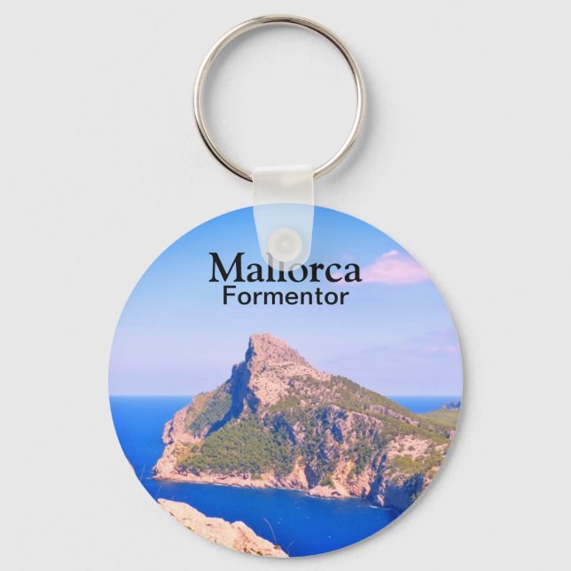 Mallorca Formentor Travel Souvenir Nyckelring (Framsida)