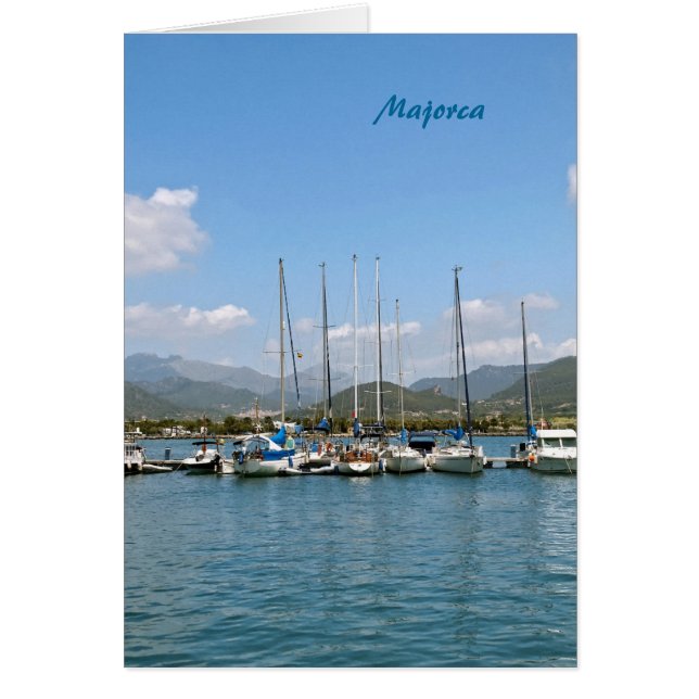 Mallorca Hälsningskort (Framsidan)