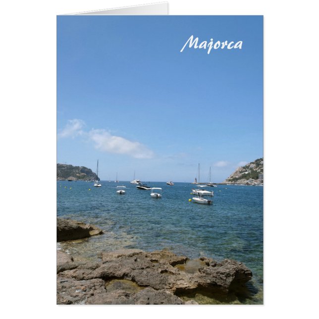 Mallorca Hälsningskort (Framsidan)