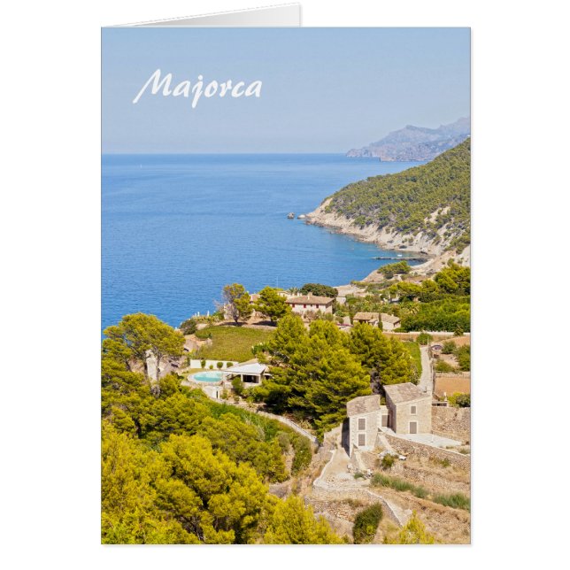 Mallorca Hälsningskort (Framsidan)
