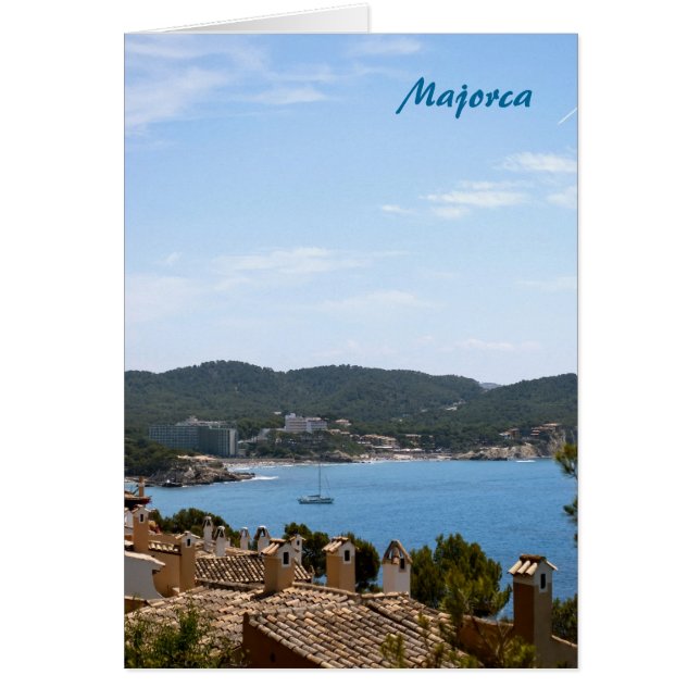 Mallorca Hälsningskort (Framsidan)