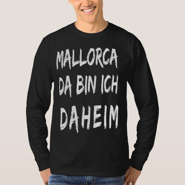 Mallorca, jag är hemma t shirt (Framsida)