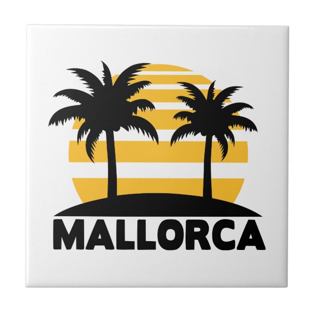 Mallorca Kakelplatta (Framsidan)