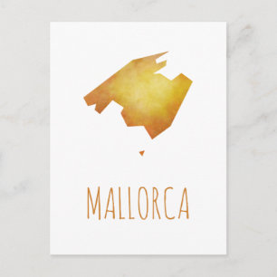 Mallorca Karta Vykort