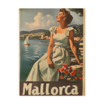 Mallorca-kusten, 1950 Elegant forntida charm