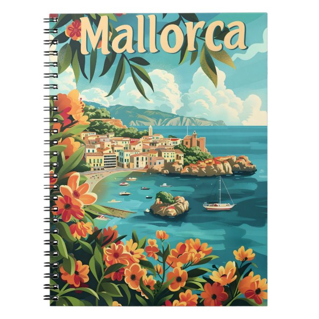 Mallorca Kusten Anteckningsbok (Framsidan)