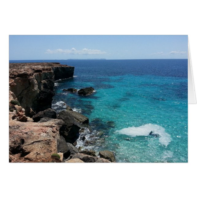 Mallorca Kusten, Balearerna, Spanien OBS Kort (Framsidan Horizontal)
