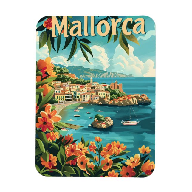 Mallorca Kusten Magnet (Vertikal)