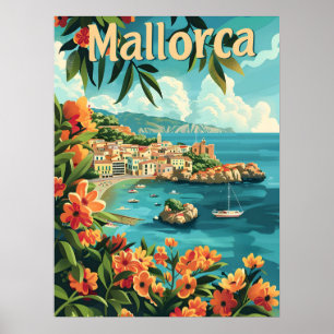 Mallorca Kusten Poster