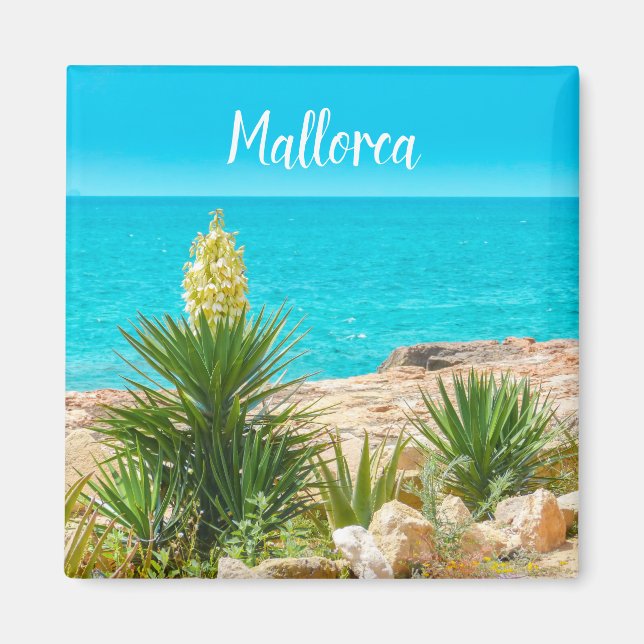 Mallorca Kusten Souvenir Magnet (Framsidan)