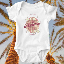 Mallorca Magaluf Spain rosa baby helgdag T Shirt