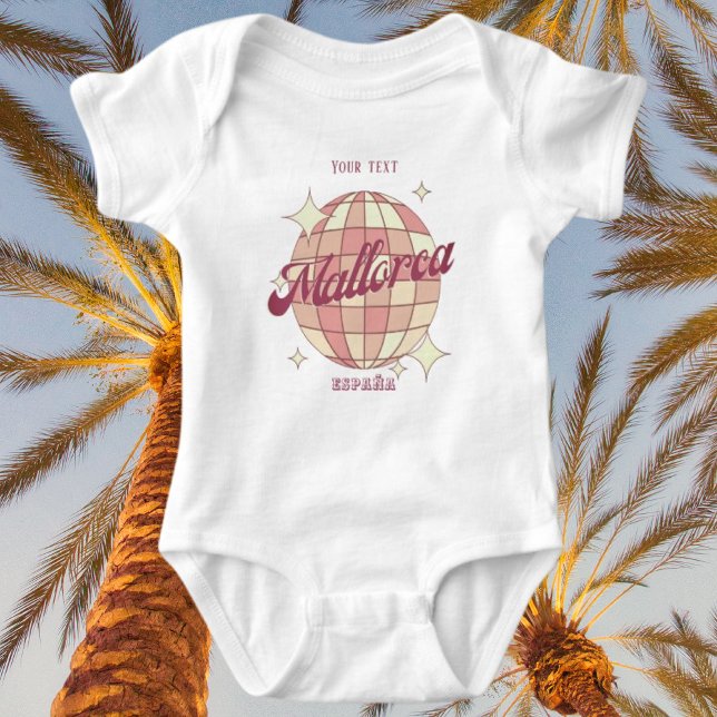Mallorca Magaluf Spain rosa baby helgdag T Shirt (Skapare uppladdad)