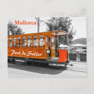 Mallorca Old Tram of Port de Soller Vykort
