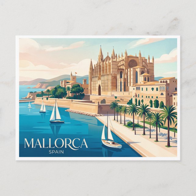 Mallorca Palma Spanien Vykort (Framsida)