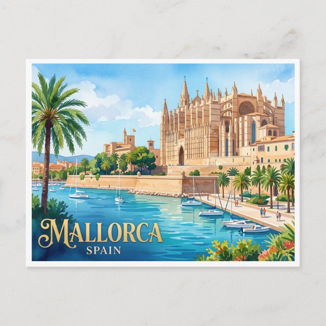 Mallorca Palma Spanien Vykort (Framsida)