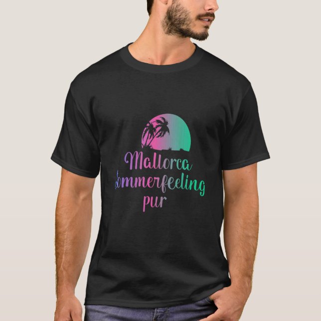 Mallorca Party Crew Mallorca Spanien Firande Gro T Shirt (Framsida)