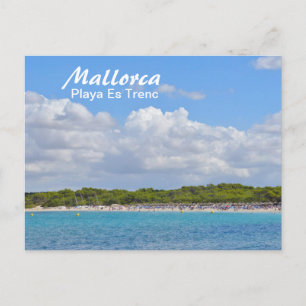 Mallorca, Playa Es Trenc - vykort