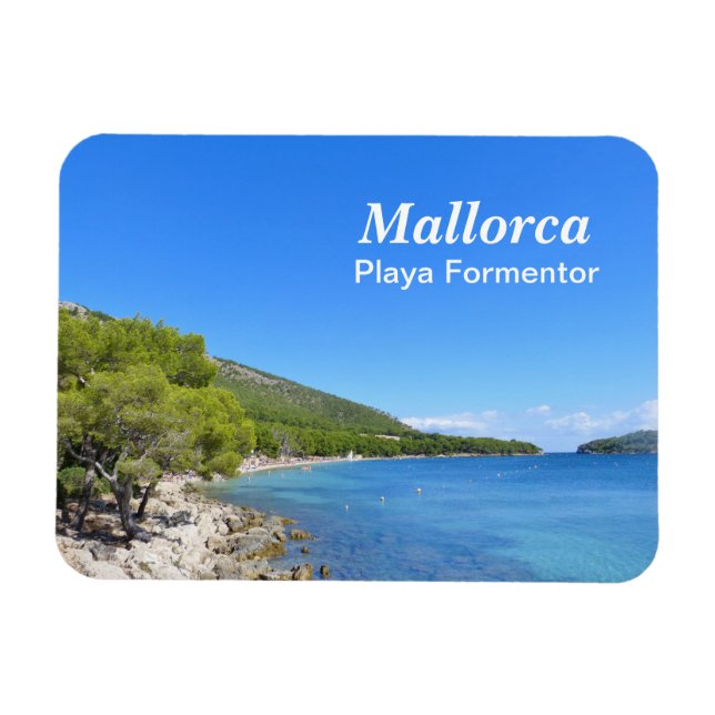 Mallorca, Playa Formentor - Souvenir Magnet (Horisontell)