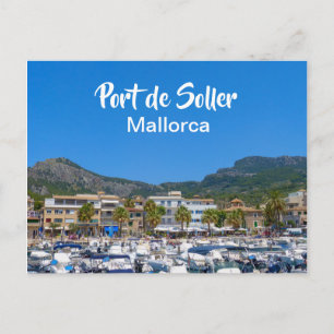 Mallorca Port de Soller Panorama Vykort
