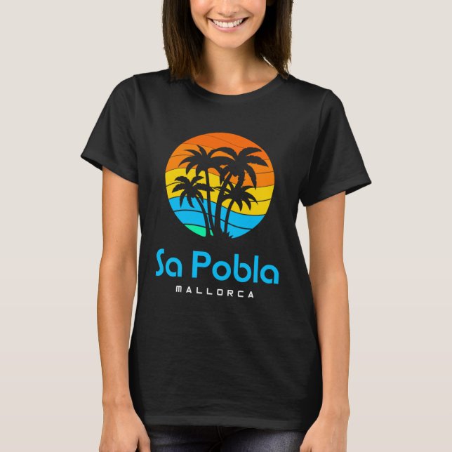 Mallorca Sa Pobla T Shirt (Framsida)