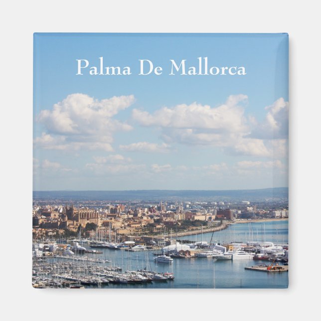 Mallorca sjölandskap magnet (Framsidan)
