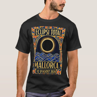 Mallorca Solförmörkelse 2026 - Catalan Modernist T Shirt