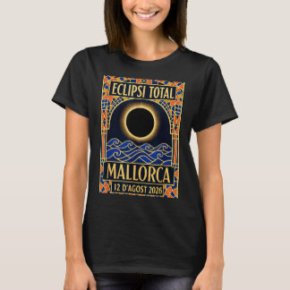 Mallorca Solförmörkelse 2026 - Catalan Modernist T Shirt