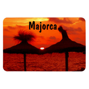Mallorca solnedgång - magnet