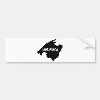mallorca spain drar upp konturernaa av symbolen bildekal