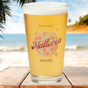 Mallorca Spain julfest souvenir-öl Glaskopp
