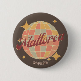 Mallorca Spain semestersouvenir retro pin Knapp