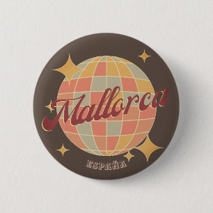 Mallorca Spain semestersouvenir retro pin Knapp