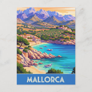 Mallorca Spain Travel Vykort