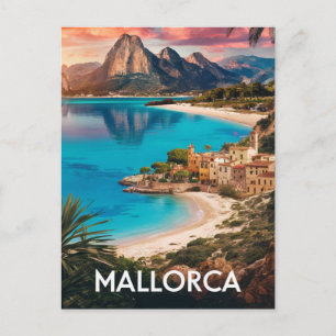 Mallorca, Spanien, Beach Travel Vykort