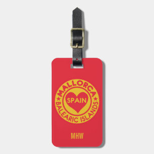 MALLORCA Spanien beställnings- bagagemärkre Bagagebricka