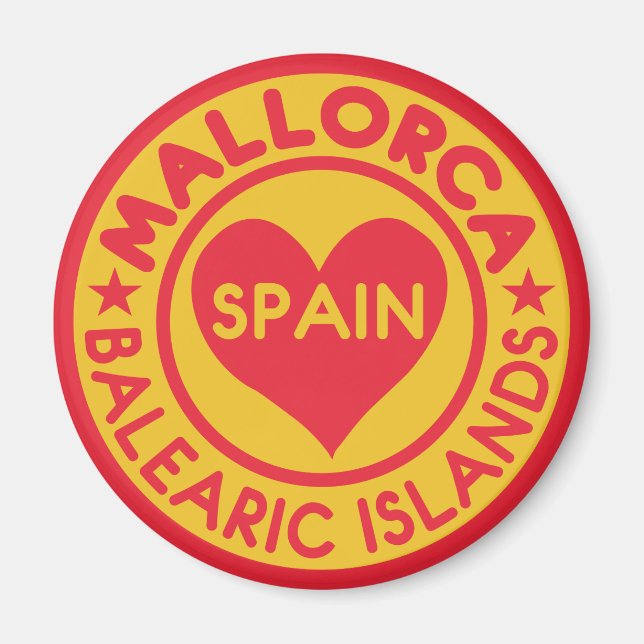 MALLORCA Spanien magnet (Framsidan)
