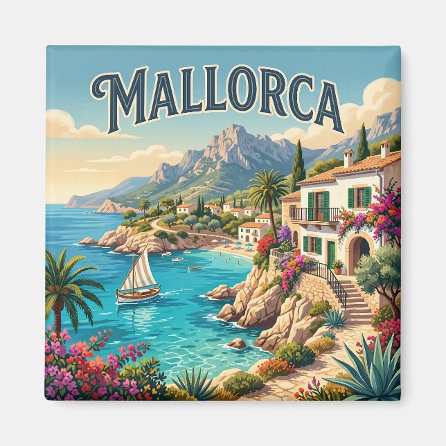 Mallorca Spanien Magnet (Framsidan)