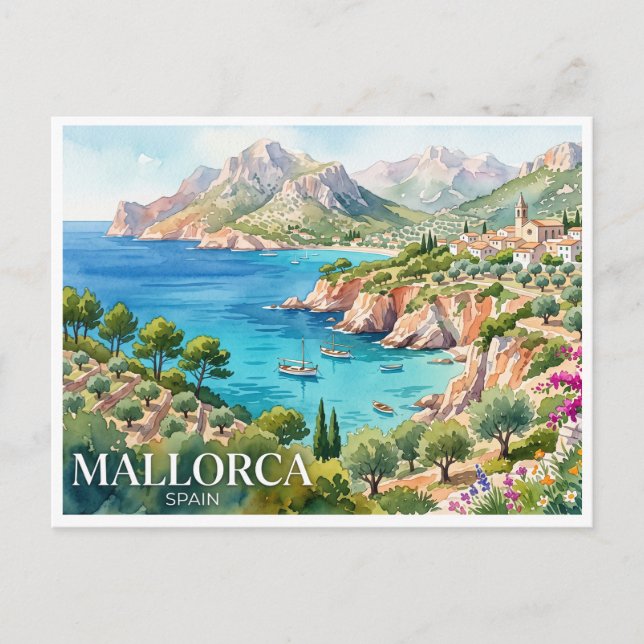 Mallorca, Spanien Palma Vykort (Framsida)