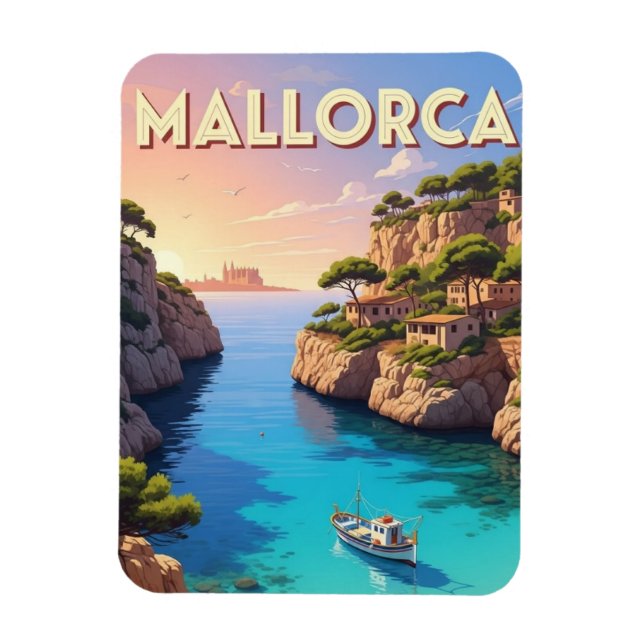 Mallorca Spanien Resa Magnet (Vertikal)