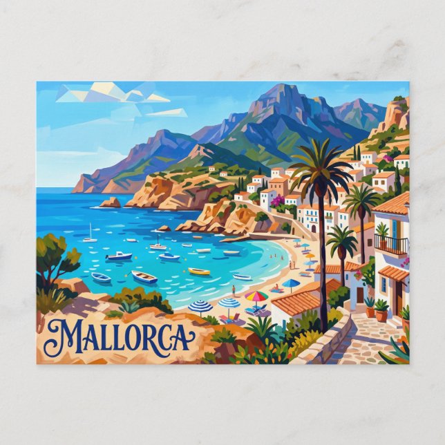 Mallorca Spanien Vykort (Framsida)