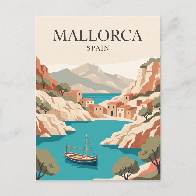 Mallorca Spanien Vykort (Framsida)