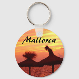 Mallorca Sunset Travel Photo Souvenir Nyckelring