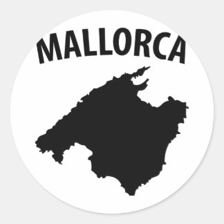 mallorca-symbol runt klistermärke