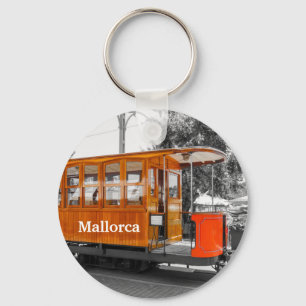 Mallorca Tram of Port de Soller Souvenir Nyckelring
