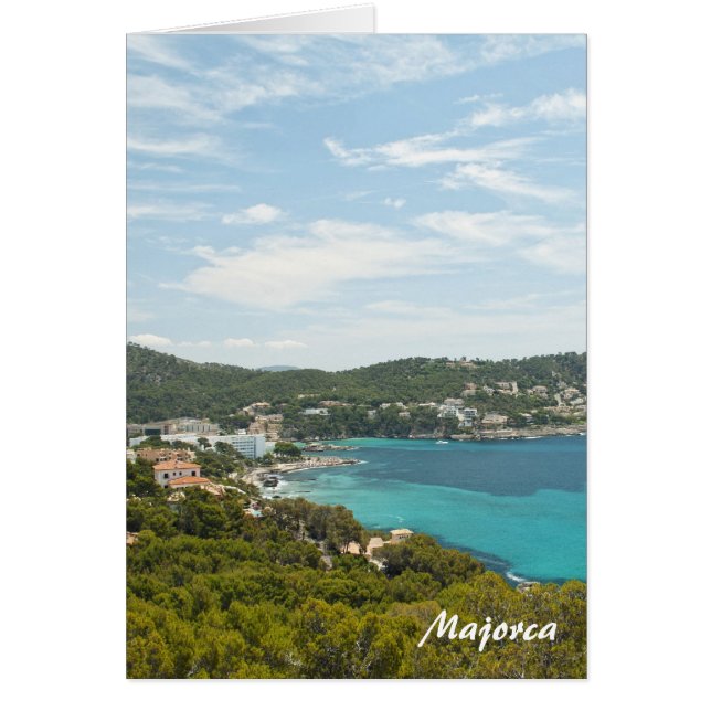 Mallorca Vykort Hälsningskort (Framsidan)