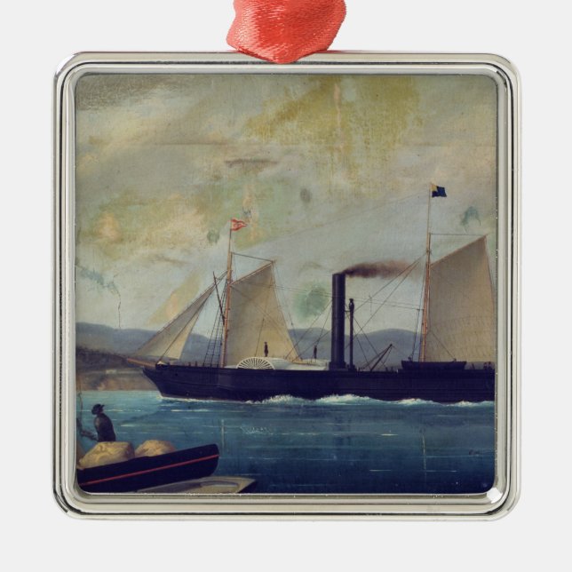 "Mallorcanen", frakten på som den George sanden Julgransprydnad Metall (Framsidan)